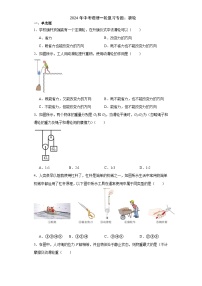 2024年中考物理一轮复习专题：滑轮（含答案）