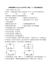 06，河南省南阳市 2023-2024学年九年级上学期期末物理试卷