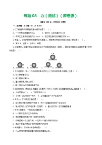 2024年中考物理一轮复习 专题08  力（测试） （全国通用）