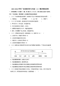 广东省韶关市2023-2024学年九年级上学期期末物理试卷