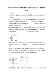 2023-2024学年江西省景德镇市乐平五中九年级（上）期中物理试卷