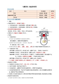 专题06内能的利用（知识点复习+例题讲解+过关练习）-备战2023年中考物理一轮复习考点帮