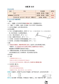 专题28杠杆（知识点复习+例题讲解+过关练习）-备战2023年中考物理一轮复习考点帮