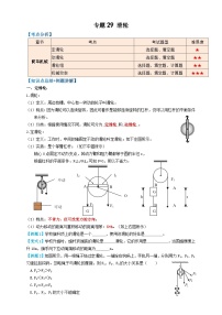 专题29滑轮（知识点复习+例题讲解+过关练习）-备战2023年中考物理一轮复习考点帮