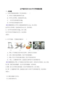 辽宁省丹东市2023年中考物理试题（附真题解析）