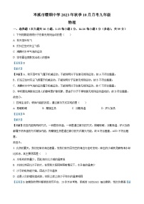 广西梧州市岑溪市糯垌中学2023－2024学年九年级上学期第二次月考物理试题