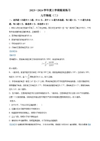 辽宁省铁岭市开原市2023-2024学年九年级上学期10月月考物理试题