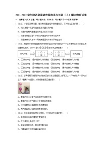 2021-2022学年陕西省商洛市商南县九年级（上）期末物理试卷