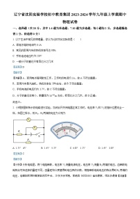 98，辽宁省沈阳实验学校初中教育集团2023-2024学年九年级上学期期中物理试题