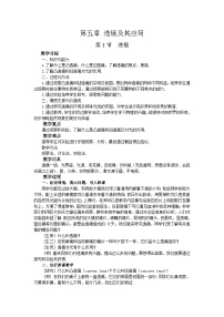 初中物理人教版八年级上册第1节 透镜教案及反思