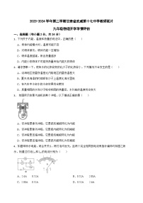 甘肃省武威市凉州区十七中教研联片开学评估测试2023-2024学年九年级下学期开学物理试题