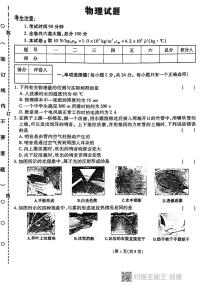 黑龙江省虎林市实验中校2023-2024学年九年级下学期开学物理模拟考试卷