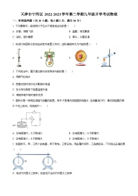 天津市宁河区2022-2023学年九年级下学期开学考试物理试题（原卷版+解析版）