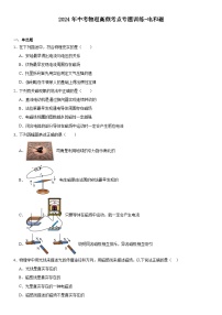 2024年中考物理一轮考点专题训练-电和磁