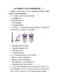 2024年湖南省十三市州中考物理调研试卷（一）