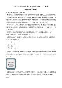 安徽省淮北市2023-2024学年九年级上学期期末物理试题（B卷）（解析版+原卷版）