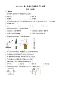 山东省青岛市市北区山东省青岛市第五十六中学2023-2024学年九年级上学期10月月考物理试题（含解析）(1)
