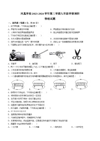 江苏省连云港市凤凰学校2023-2024学年九年级下学期第一次月考物理试卷(无答案)