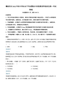 2022年四川省攀枝花市中考物理试题（含解析）