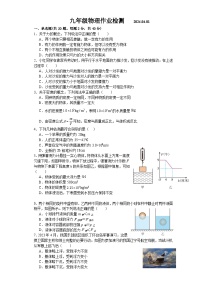 山东省沂水县第四实验中学2023-2024学年九年级下学期4月月考物理试题