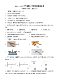 广东省惠州市惠阳高级中学2023-2024学年八年级物理下学期3月月考卷（原卷版+解析版）