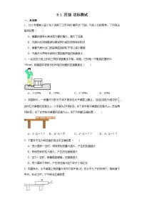物理八年级下册9.1 压强课时训练