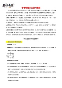 2024年中考物理二轮复习重难点汇编（讲义） 伏安法测量小灯泡的电功率