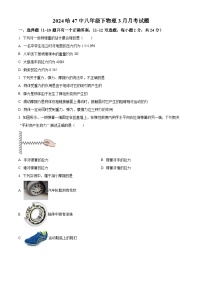黑龙江省哈尔滨市47中学2023-2024学年八年级下学期3月月考物理测试题（原卷版+解析版）