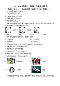 +江苏省苏州市工业园区星汇学校2023-2024学年八年级下学期期中物理模拟+