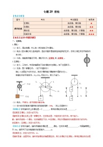 中考物理一轮复习考点过关 专题29滑轮（知识点复习+例题讲解+过关练习） （含解析）