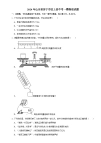 2024年山东省济宁市汶上县中考一模物理试题+