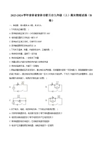 2023-2024学年吉林省吉林市舒兰市九年级（上）期末物理试卷（B卷）（含详细答案解析）