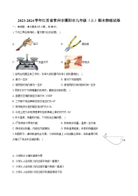 2023-2024学年江苏省常州市溧阳市九年级（上）期末物理试卷（含详细答案解析）