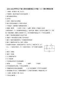 2023-2024学年辽宁省大连市高新园区九年级（上）期末物理试卷（含详细答案解析）