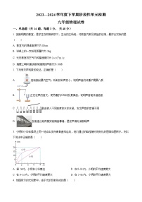 山东省临沂市蒙阴县第三中学2023-2024学年九年级下学期3月月考物理试题（原卷版+解析版）