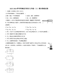 2023-2024学年河南省开封市九年级（上）期末物理试卷（含详细答案解析）