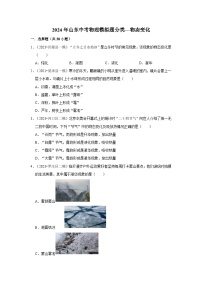 2024年山东中考物理模拟题分类---物态变化