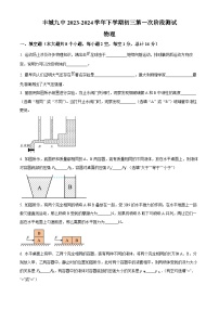 江西省宜春市丰城市第九中学2023-2024学年九年级下学期4月月考物理试题（原卷版+解析版）