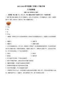 江苏省南京市江宁区麒麟初级中学2023-2024学年八年级下学期3月练习物理试题（原卷版+解析版）
