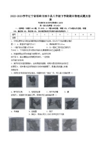 2022-2023学年辽宁省铁岭市西丰县八年级下学期期末物理试题及答案