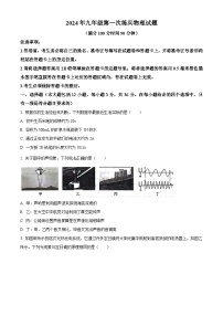 2024年山东省武城县禹城市联考九年级中考模拟第一次练兵考试物理试题（原卷版+解析版）