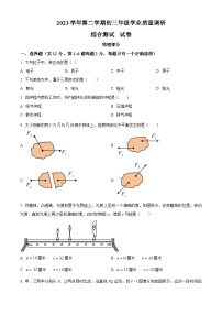 2024年上海市闵行区九年级中考二模物理试卷含答案