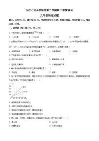 江苏省徐州贾汪区2023-2024学年八年级下学期期中学情调研物理试题（解析版+原卷版）