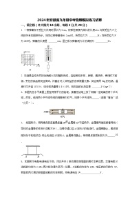 2024年安徽省中考物理模拟练习试卷