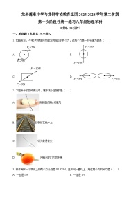 福建省龙岩市新罗区龙岩莲东中学2023-2024学年八年级下学期3月月考物理试题（原卷版+解析版）