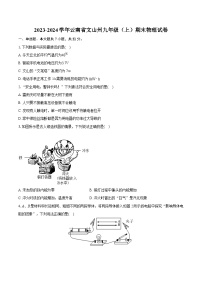 2023-2024学年云南省文山州九年级（上）期末物理试卷（含详细答案解析）