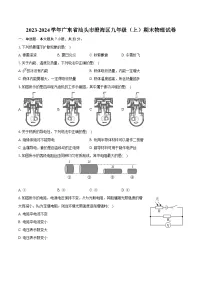 2023-2024学年广东省汕头市澄海区九年级（上）期末物理试卷（含详细答案解析）