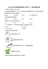 2023-2024学年海南省澄迈县九年级（上）期末物理试卷（含详细答案解析）