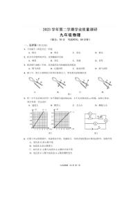 2024上海市 崇明区初三二模物理试卷附答案