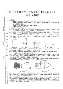 2024年安徽省合肥庐阳区新华中学中考物理二模试卷